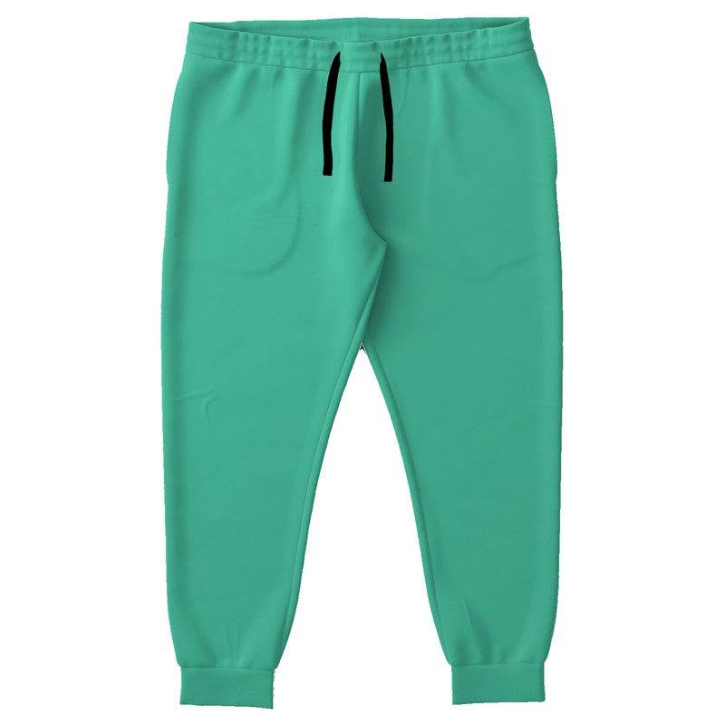 Bright Blue-Green Joggers PLUS (BGG1-BR-ME) - Front PLUS