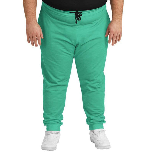 Bright Blue-Green Joggers PLUS (BGG1-BR-ME) - Man Front PLUS