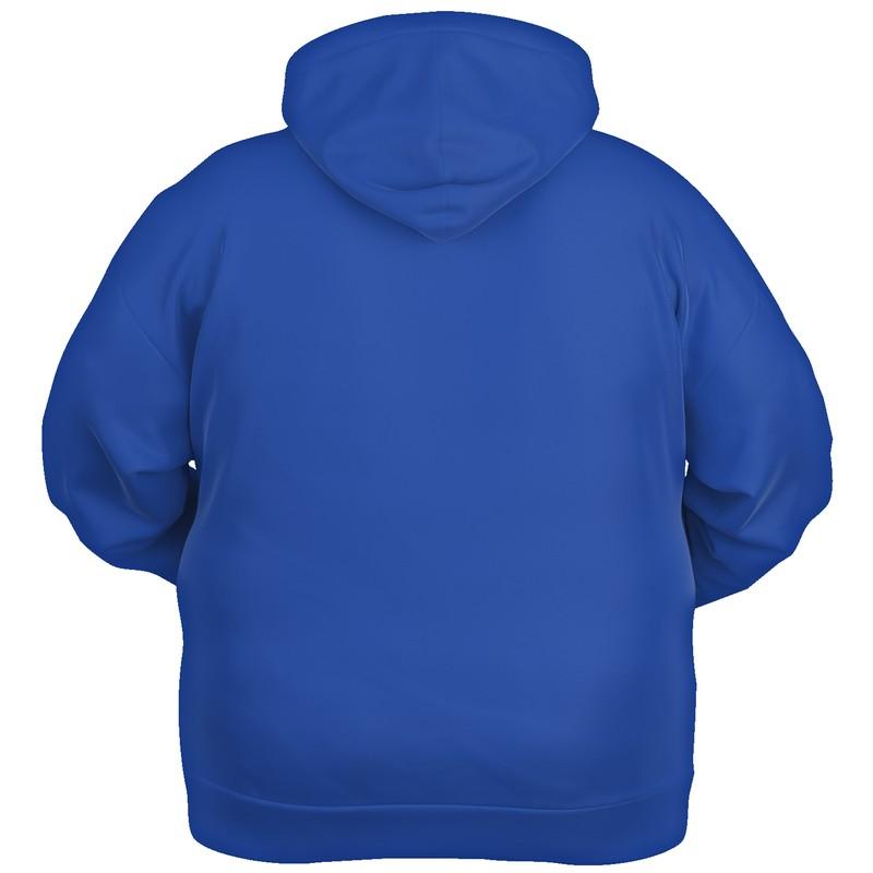 Bright Blue Hoodie (C100M88Y0K0) - Ghost Back PLUS