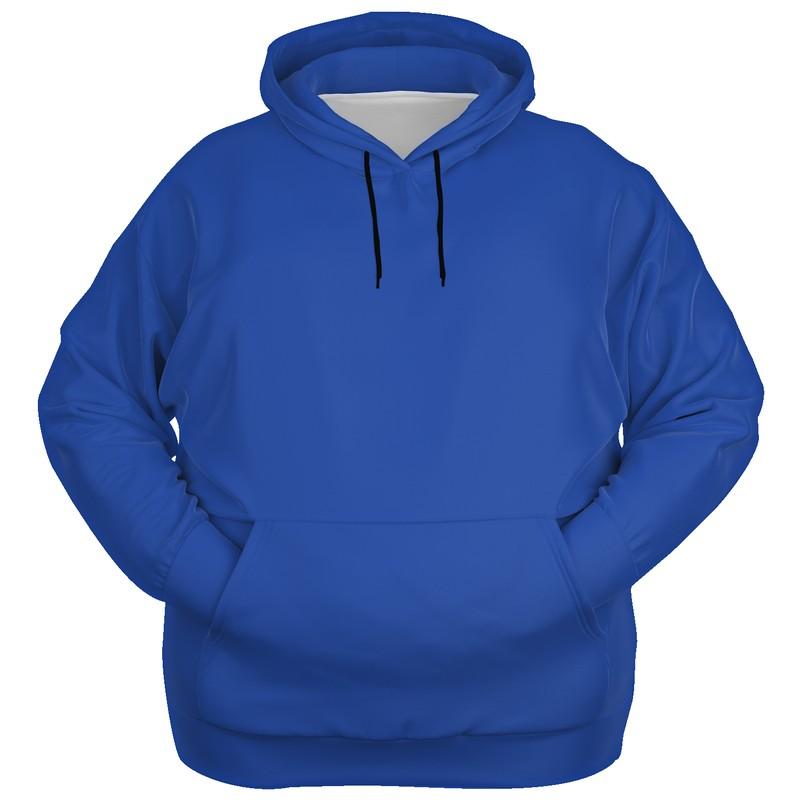 Bright Blue Hoodie (C100M88Y0K0) - Ghost Front PLUS