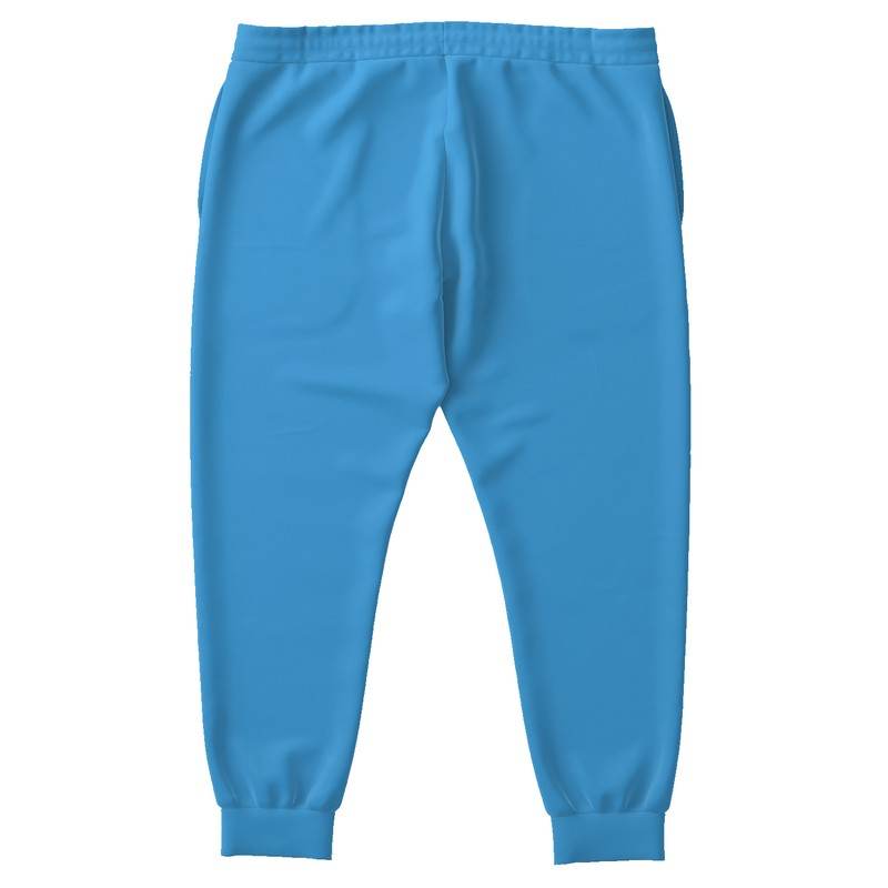 Bright Blue Joggers PLUS (B-BR-ME) - Back PLUS