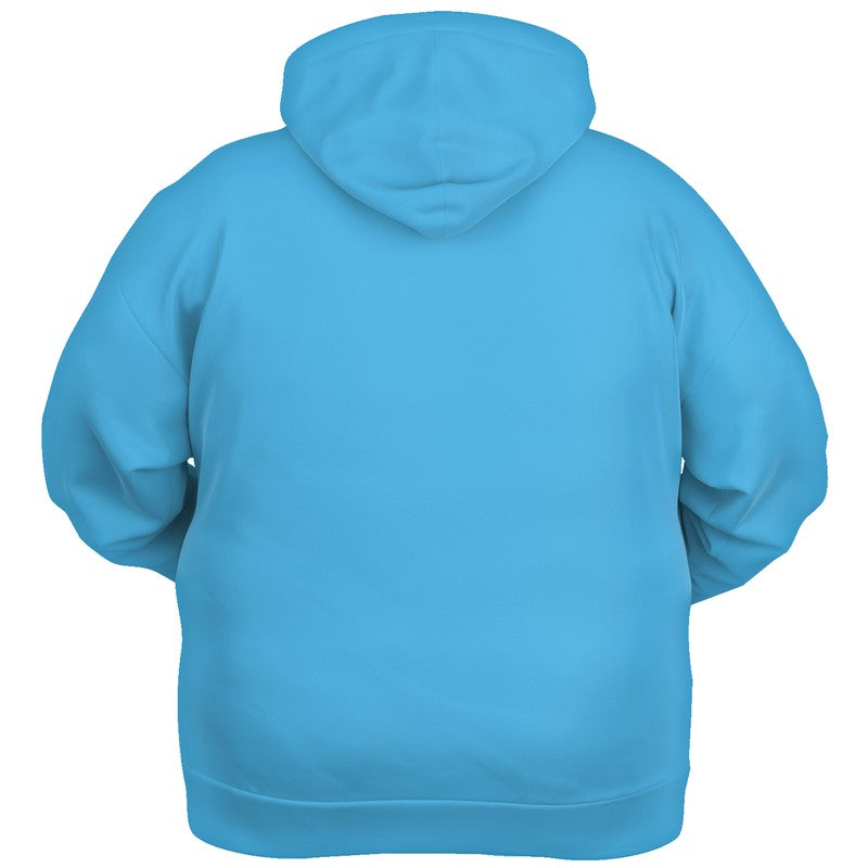 Bright Cyan Hoodie PLUS (BC1-BR-ME) - Ghost Back PLUS