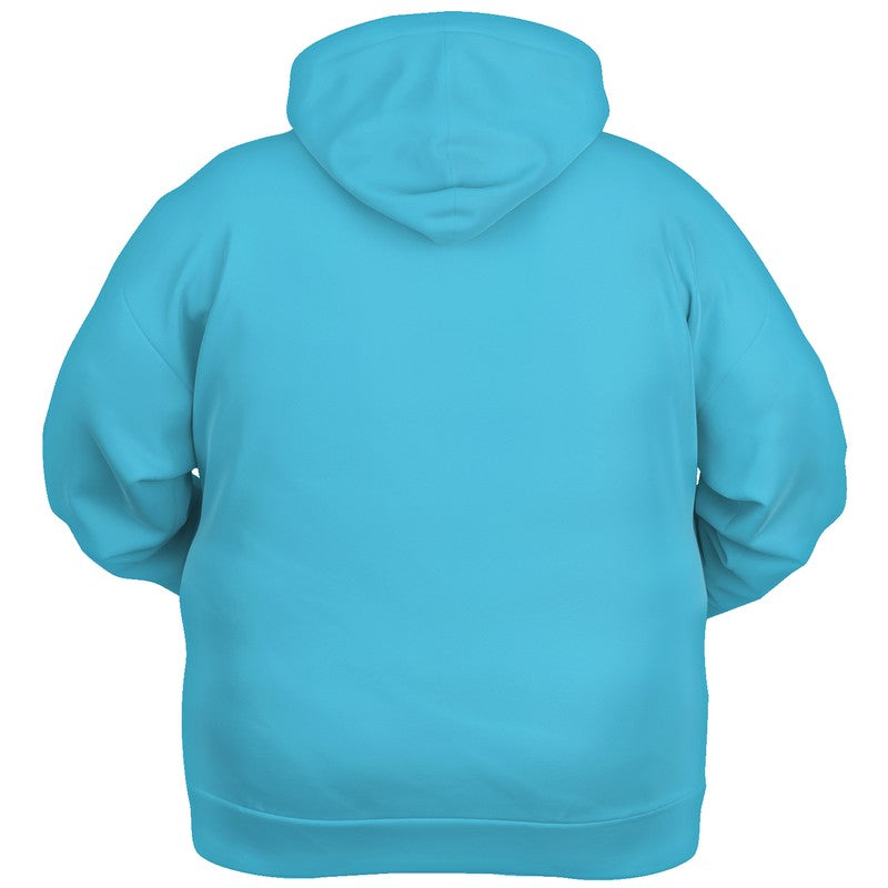 Bright Cyan Hoodie PLUS (BC3-BR-ME) - Ghost Back PLUS