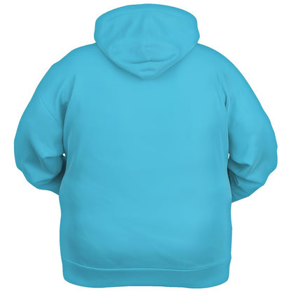 Bright Cyan Hoodie PLUS (BC3-BR-ME) - Ghost Back PLUS