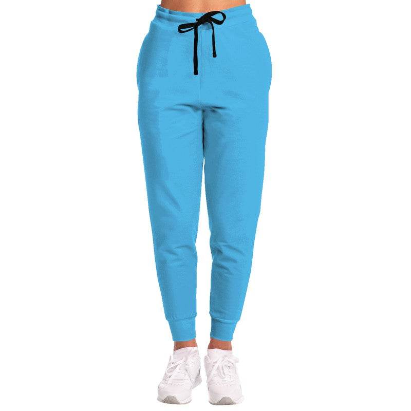 Bright Cyan Joggers (BC1-BR-ME) - Woman Front