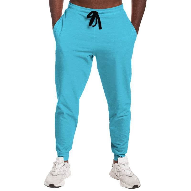Bright Cyan Joggers (BC3-BR-ME) - Man Front