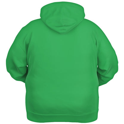 Bright Green Hoodie PLUS (G-BR-ME) - Ghost Back PLUS