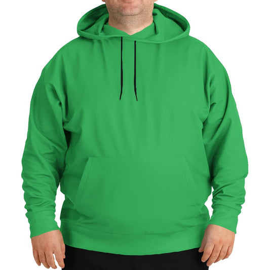 Bright Green Hoodie PLUS (G-BR-ME) - Man Front PLUS