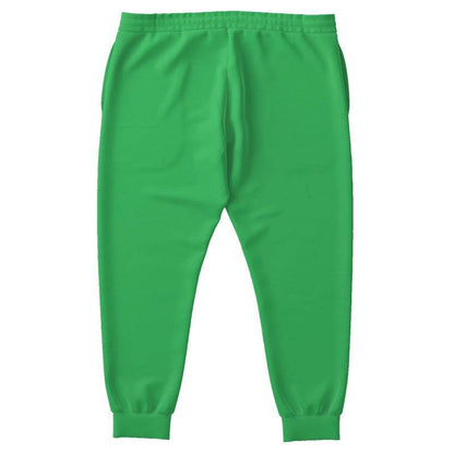 Bright Green Joggers PLUS (G-BR-ME) - Back PLUS