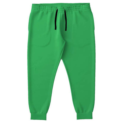 Bright Green Joggers PLUS (G-BR-ME) - Front PLUS