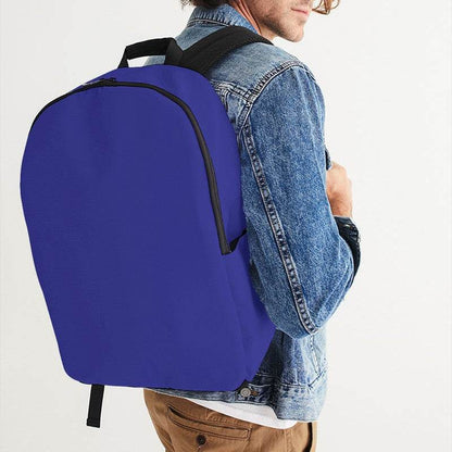 Bright Indigo Waterproof Backpack (PUI3-BR-ME) - Man CloseUp