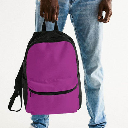Bright Magenta Canvas Backpack (PIM3-BR-ME) - Man Holding