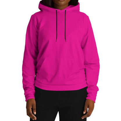 Bright Magenta Hoodie (C0M100Y0K0) - Woman Front