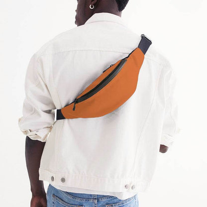 Bright Orange Belt Bag (OR2-BR-ME) - Man Back