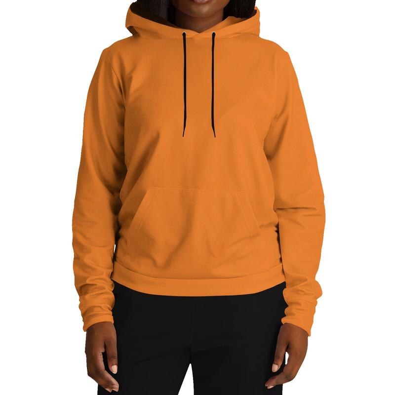 Bright Orange Hoodie (C0M62Y100K0) - Woman Front