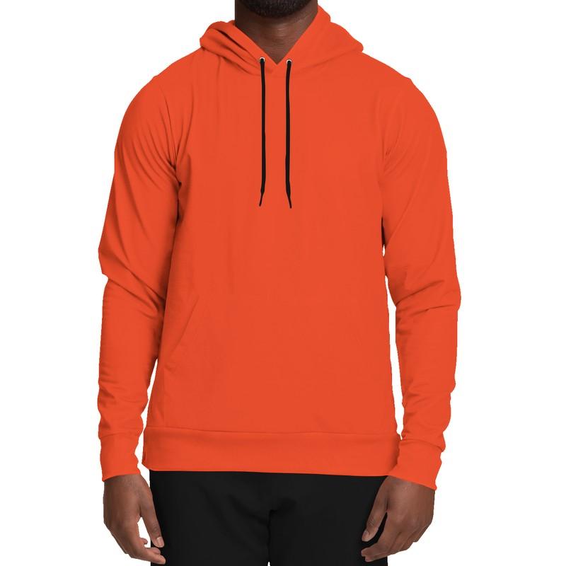 Bright Orange Hoodie (C0M88Y100K0) - Man Front