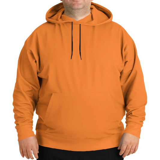 Bright Orange Hoodie PLUS (OR1-BR-ME) - Man Front PLUS