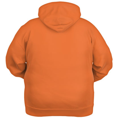 Bright Orange Hoodie PLUS (OR2-BR-ME) - Ghost Back PLUS