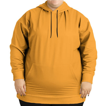 Bright Orange Hoodie PLUS (YO3-BR-ME) - Woman Front PLUS
