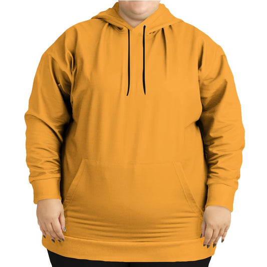 Bright Orange Hoodie PLUS (YO3-BR-ME) - Woman Front PLUS