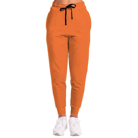 Bright Orange Joggers (OR2-BR-ME) - Woman Front