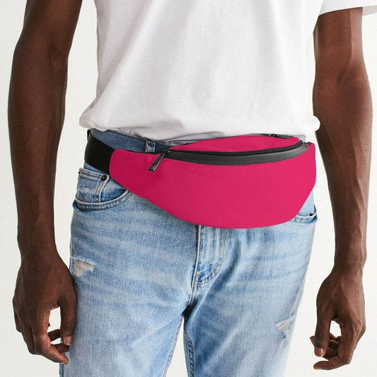 Bright Pink Belt Bag (RPI3-BR-ME) - Man Front CloseUp
