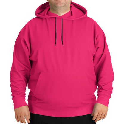 Bright Pink Hoodie PLUS (RPI3-BR-ME) - Man Front PLUS