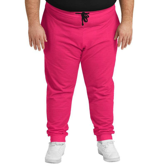 Bright Pink Joggers PLUS (RPI3-BR-ME) - Man Front PLUS