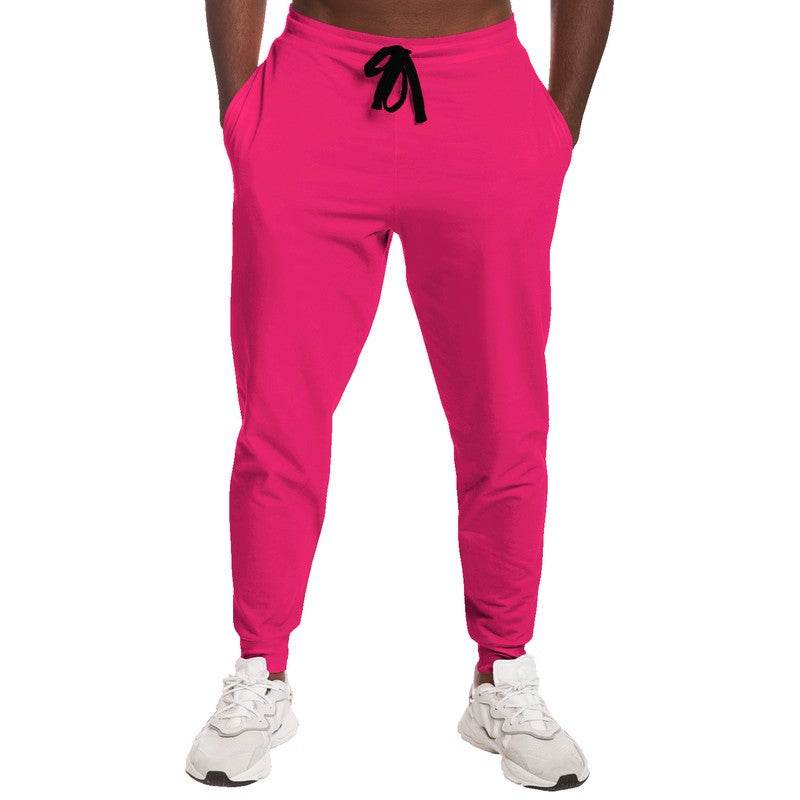 Bright Pink Joggers (RPI3-BR-ME) - Man Front