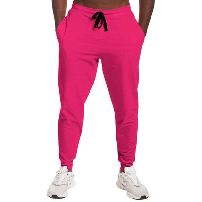 Bright Pink Joggers (RPI3-BR-ME) - Man Front