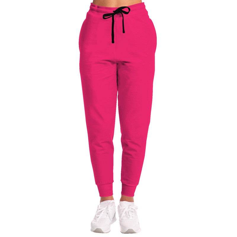 Bright Pink Joggers (RPI3-BR-ME) - Woman Front