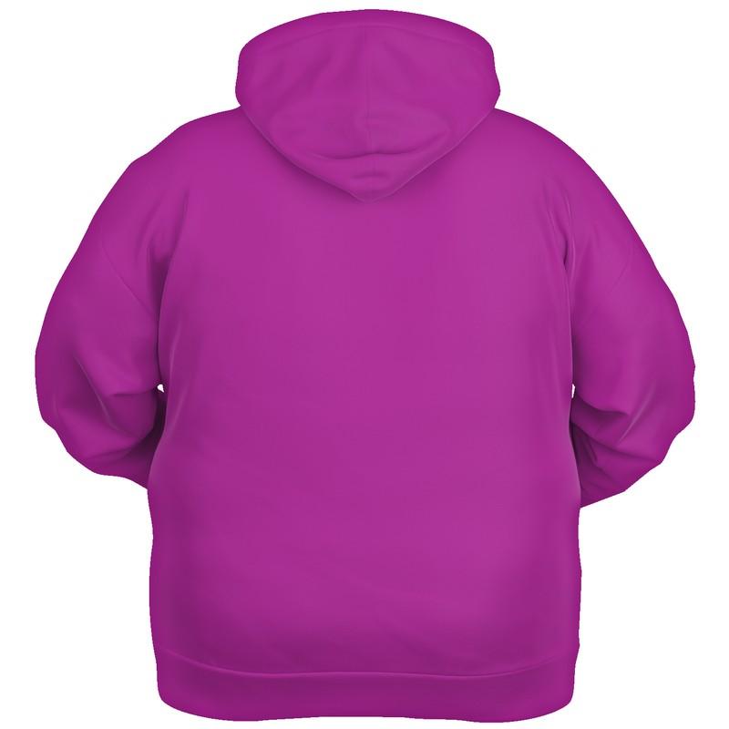 Bright Purple Hoodie (C38M100Y0K0) - Ghost Back PLUS