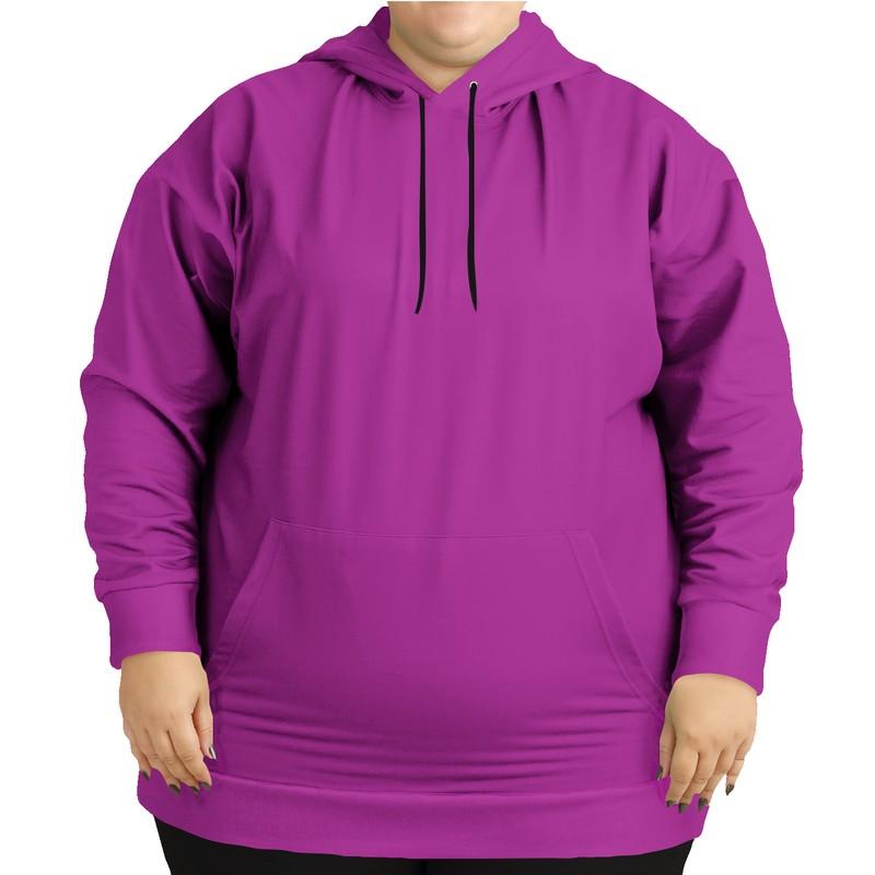 Bright Purple Hoodie (C38M100Y0K0) - Woman Front PLUS