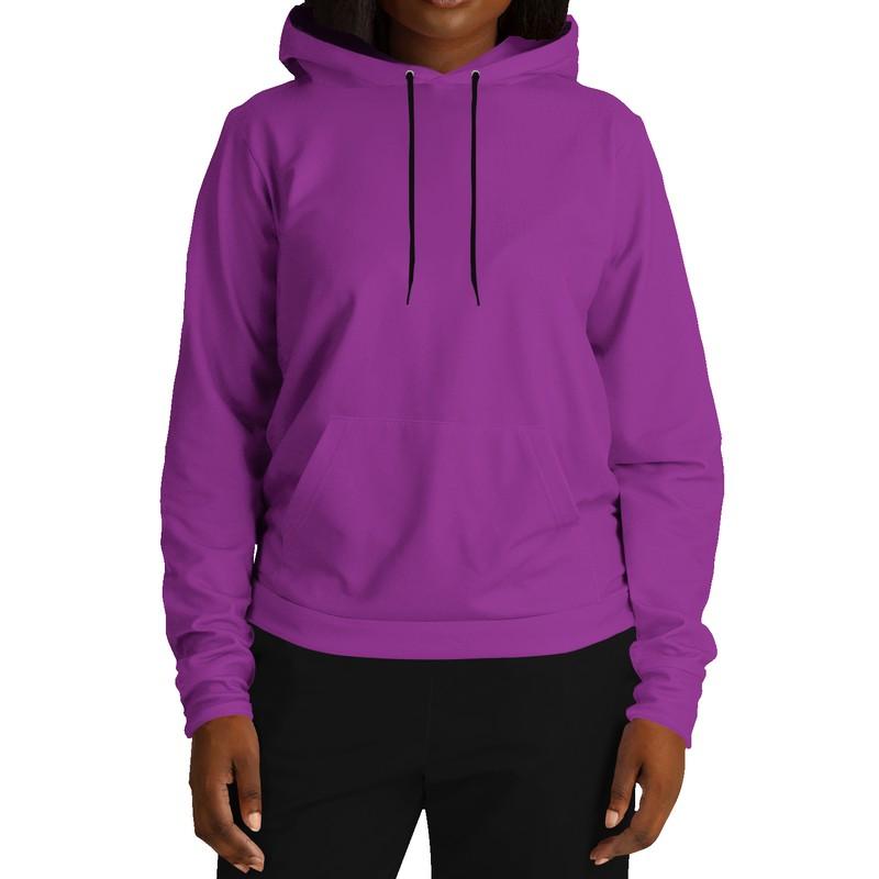 Bright Purple Hoodie (C50M100Y0K0) - Woman Front