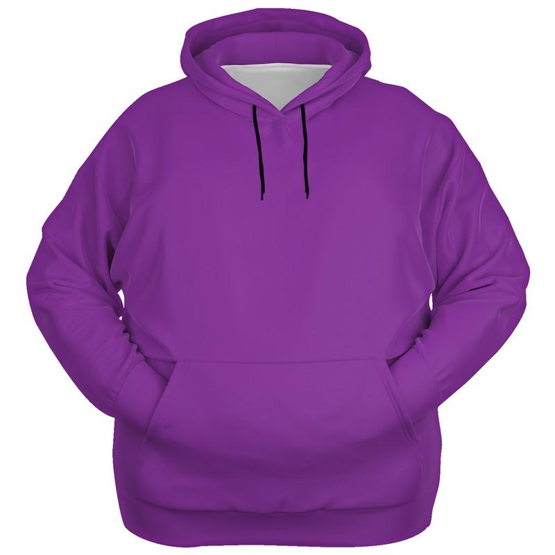 Bright Purple Hoodie (C62M100Y0K0) - Ghost Front PLUS