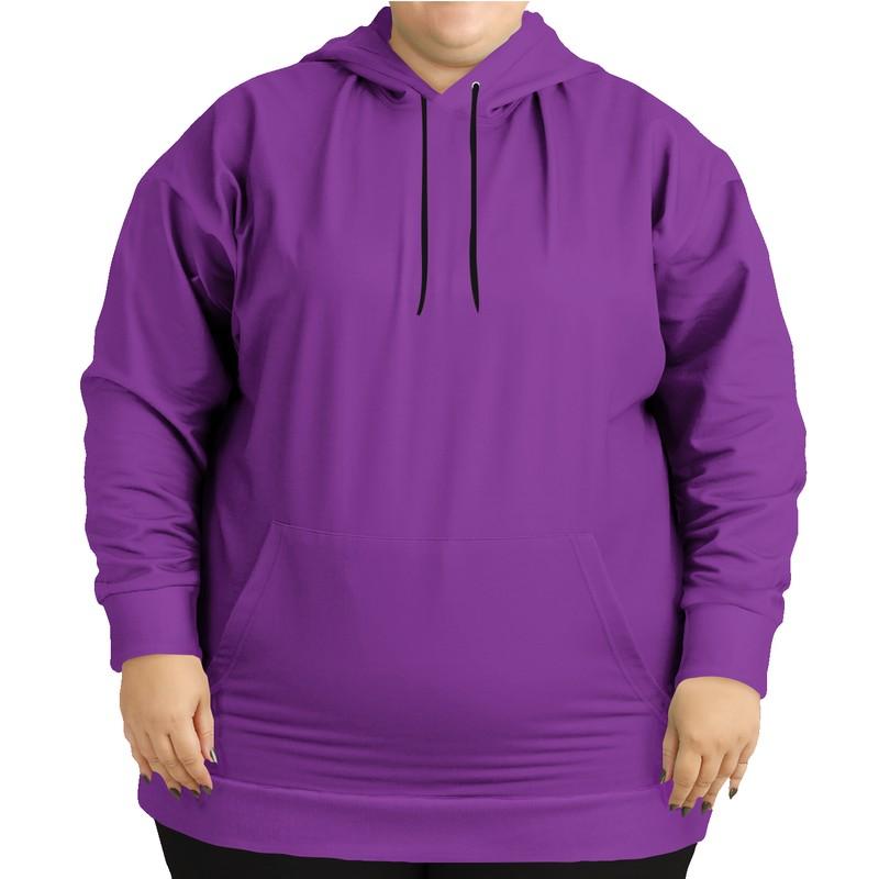 Bright Purple Hoodie (C62M100Y0K0) - Woman Front PLUS