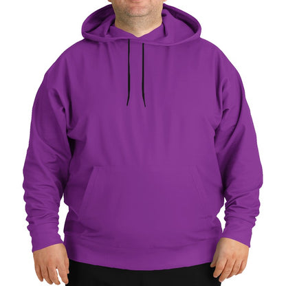 Bright Purple Hoodie PLUS (MPU1-BR-ME) - Man Front PLUS