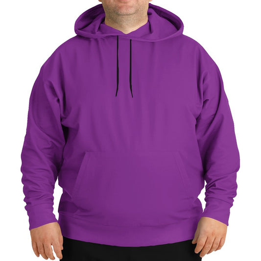 Bright Purple Hoodie PLUS (MPU1-BR-ME) - Man Front PLUS