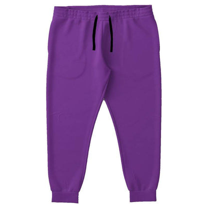 Bright Purple Joggers PLUS (MPU2-BR-ME) - Front PLUS
