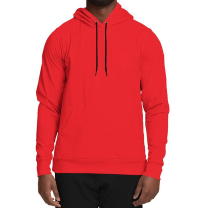 Bright Red Hoodie (C0M100Y100K0) - Man Front