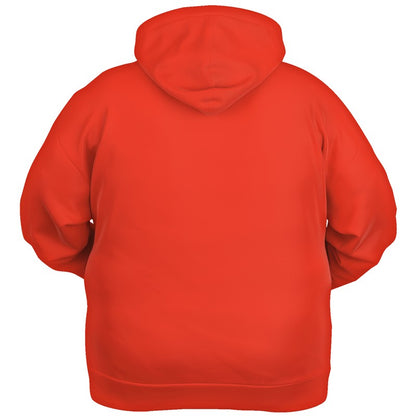 Bright Red Hoodie PLUS (R-BR-ME) - Ghost Back PLUS