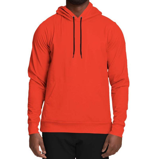 Bright Red Hoodie (R-BR-ME) - Man Front