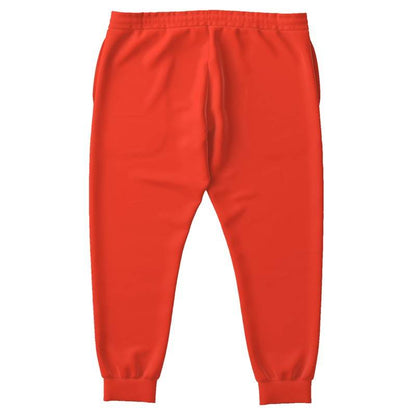Bright Red Joggers PLUS (R-BR-ME) - Back PLUS
