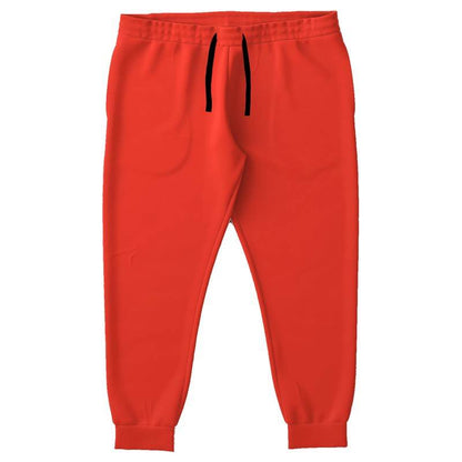 Bright Red Joggers PLUS (R-BR-ME) - Front PLUS