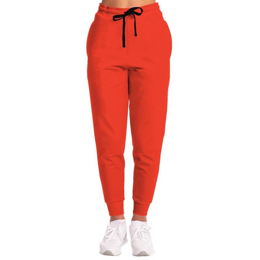 Bright Red Joggers (R-BR-ME) - Woman Front