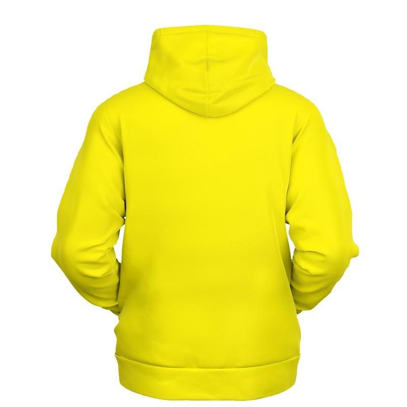 Bright Yellow Hoodie (C0M0Y100K0) - Ghost Back