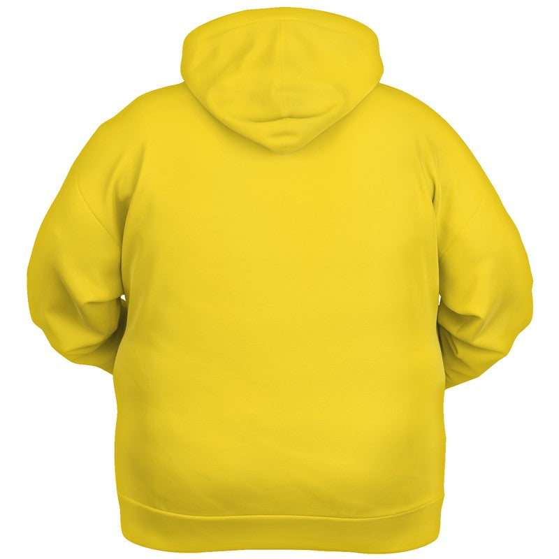 Bright Yellow Hoodie PLUS (LY3-BR-ME) - Ghost Back PLUS