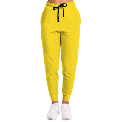 Bright Yellow Joggers (LY3-BR-ME) - Woman Front