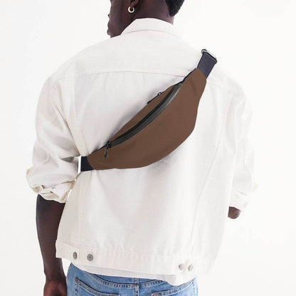 Bronze Copper Belt Bag (OR2-FM-MD) - Man Back