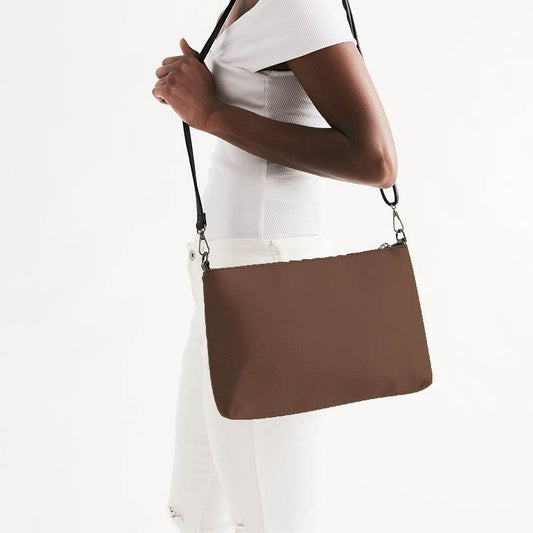 Bronze Copper Zip Pouch (OR2-FM-MD) - Side CloseUp